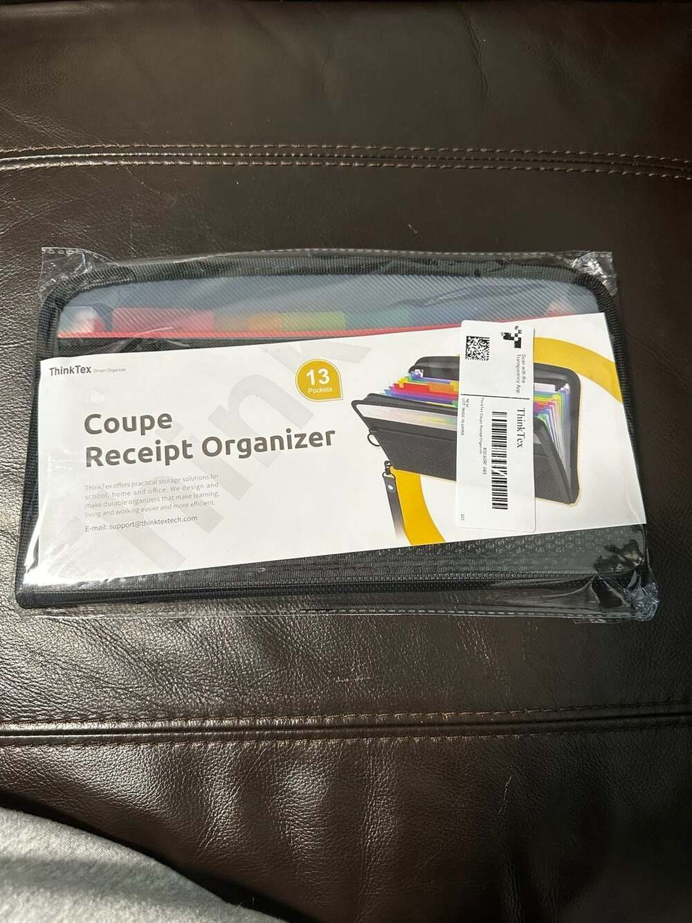 ThinkTex Coupe Receipt Organizer, 13 Pockets
